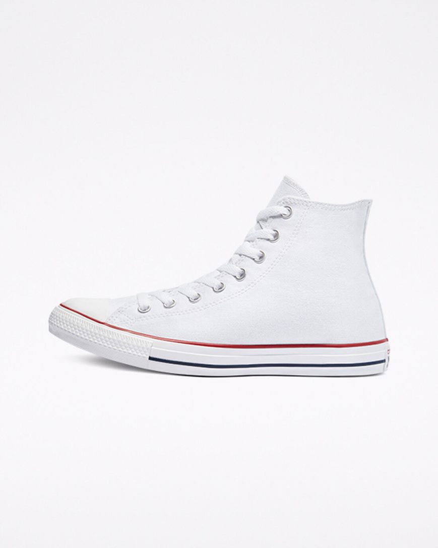 Tenis Converse Chuck Taylor All Star Classicos Cano Alto Masculino Branco | PT L090875